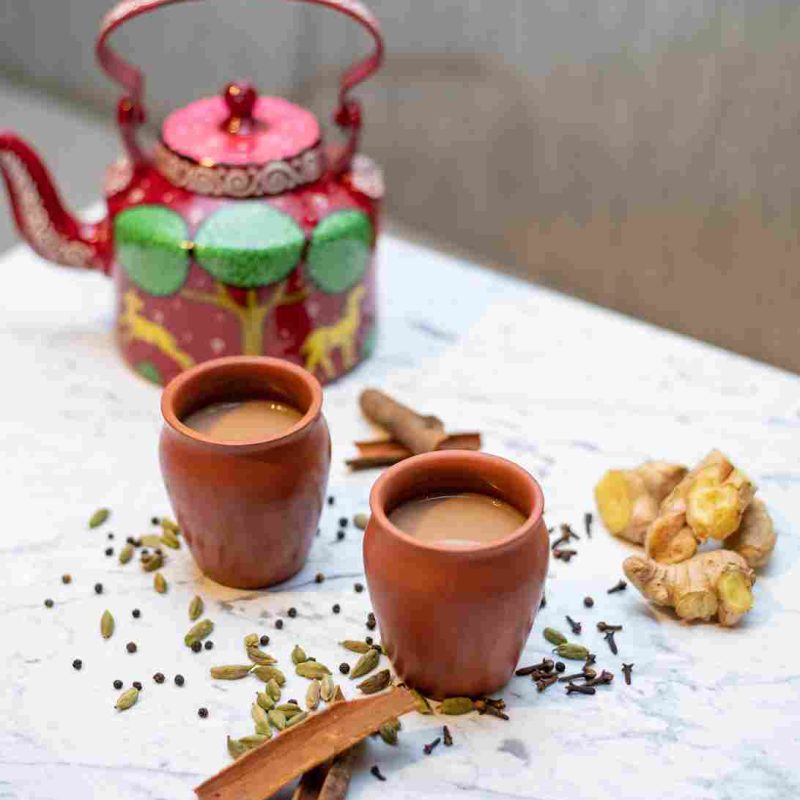 Karak Chai adds an intense flavour to our kebab roll